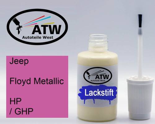 Jeep, Floyd Metallic, HP / GHP: 20ml Lackstift, von ATW Autoteile West.